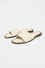 SOFT LEATHER SLIDES