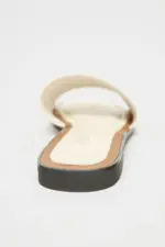 SOFT LEATHER SLIDES