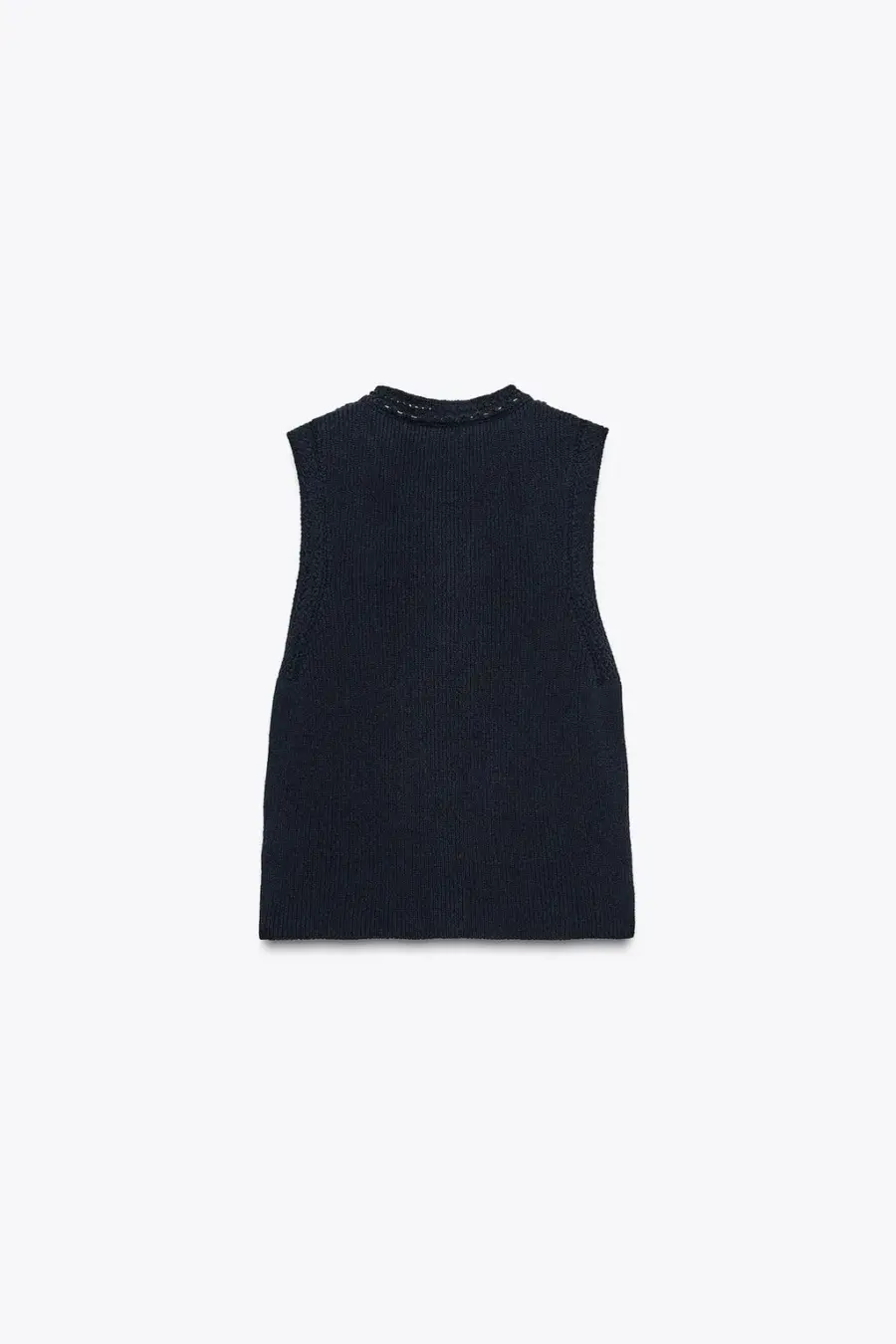 KNIT TOP WITH GOLD BUTTONS