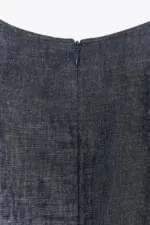 ZW COLLECTION DENIM MIDI DRESS