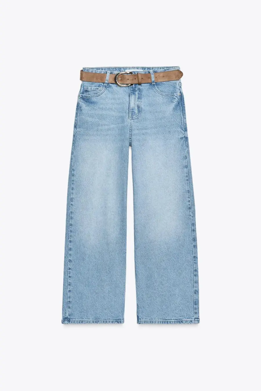 Z.10 HIGH-WAIST BELTED CULOTTES JEANS