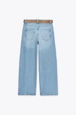 Z.10 HIGH-WAIST BELTED CULOTTES JEANS