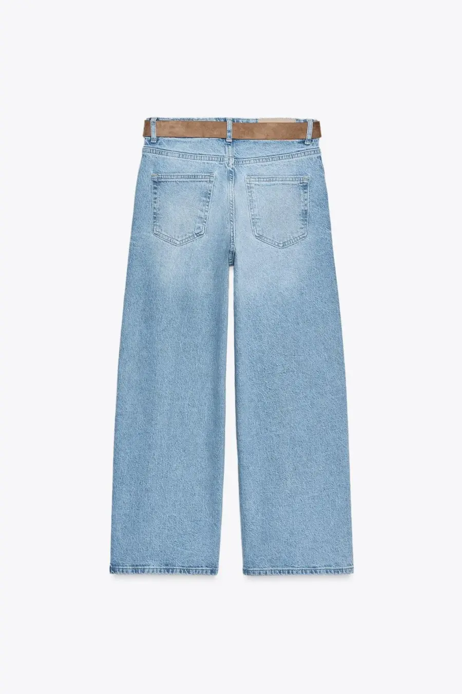Z.10 HIGH-WAIST BELTED CULOTTES JEANS