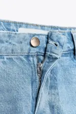 Z.10 HIGH-WAIST BELTED CULOTTES JEANS