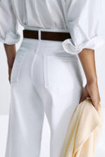 Z.10 HIGH-WAIST BELTED CULOTTES JEANS