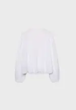 Flowing embroidered blouse