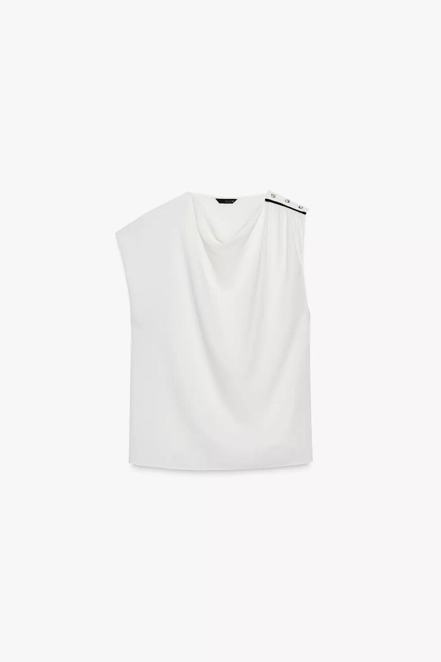 SHOULDER BUTTON BLOUSE