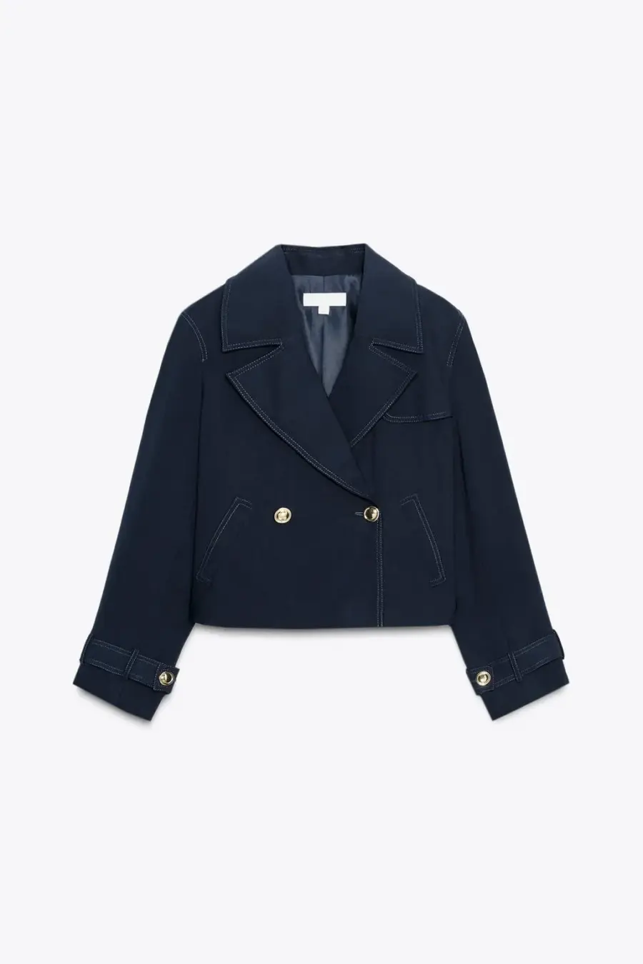 DOUBLE-BREASTED SHORT JACKET