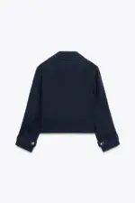 DOUBLE-BREASTED SHORT JACKET