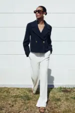 DOUBLE-BREASTED SHORT JACKET