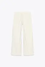 WIDE-LEG TROUSERS WITH DOUBLE WAISTBAND