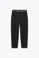 DARTED TROUSERS WITH BELT