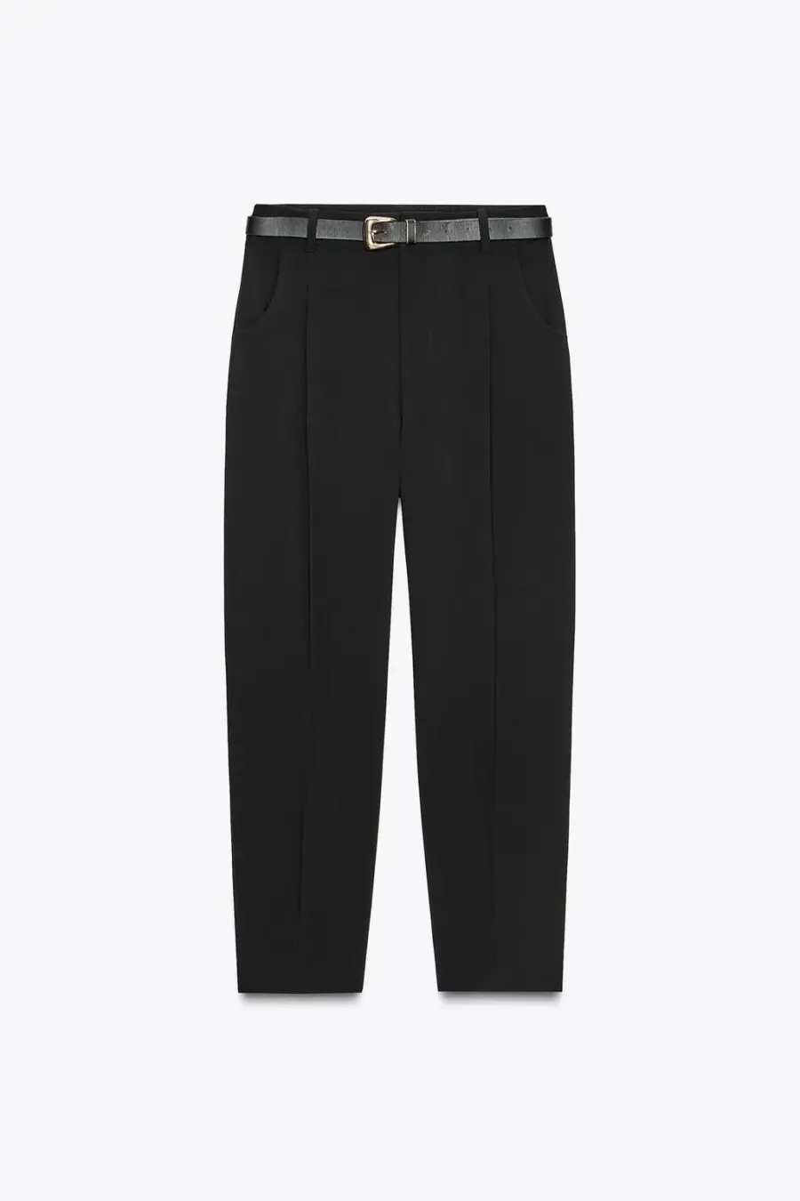 DARTED TROUSERS WITH BELT