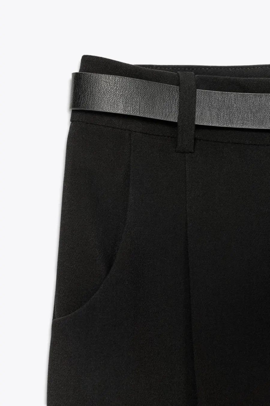 DARTED TROUSERS WITH BELT