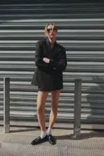 OVERSIZED DOUBLE BREASTED BLAZER