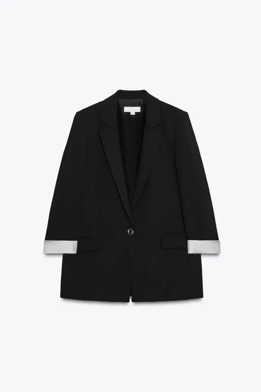 PRINTED CUFF BLAZER