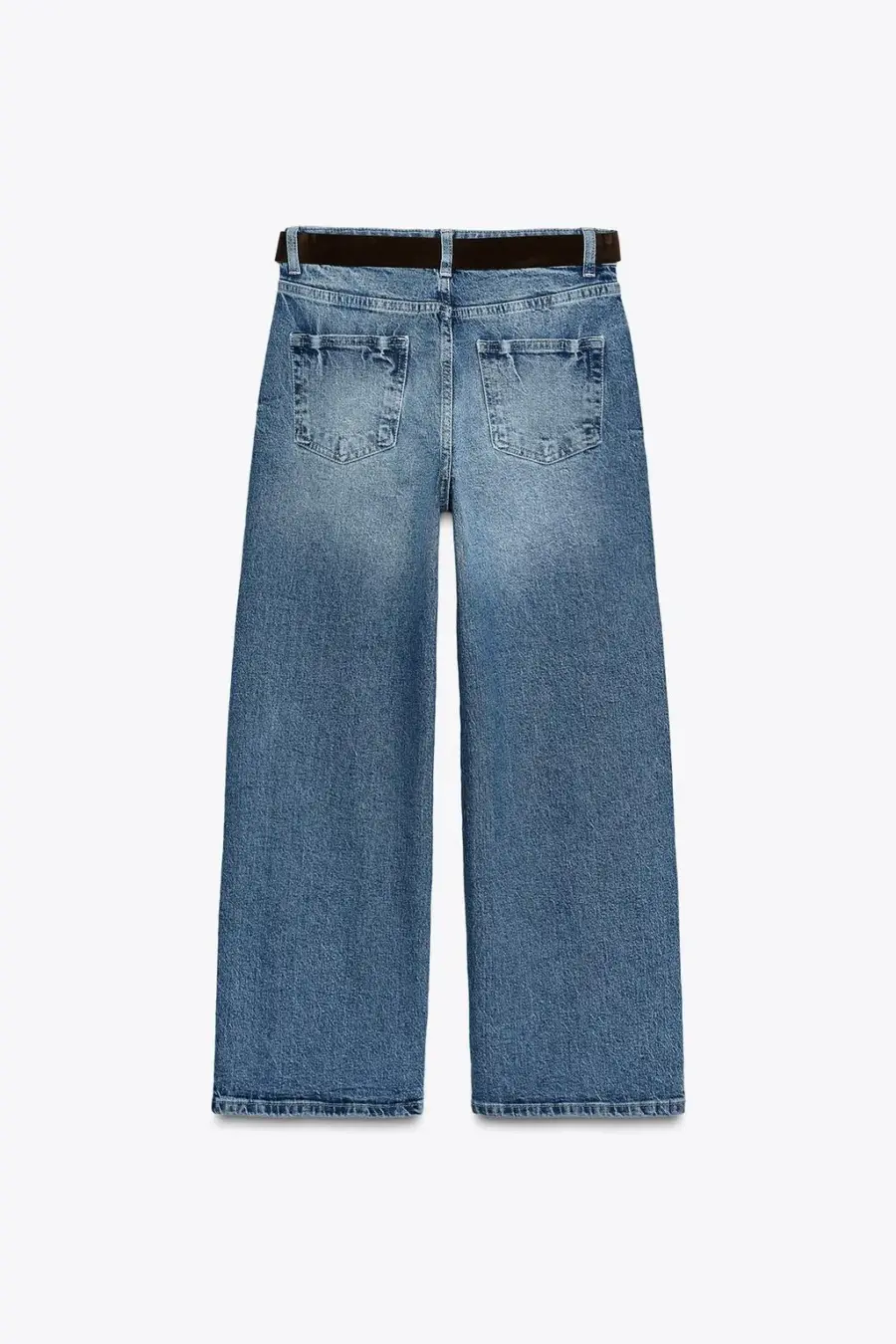 Z.10 HIGH-WAIST BELTED CULOTTES JEANS