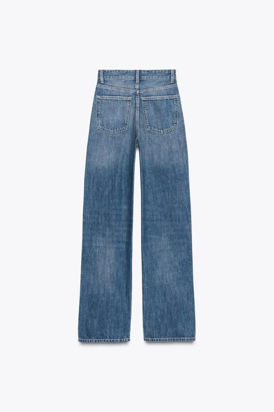 TRF WIDE-LEG HIGH-WAIST FULL-LENGTH JEANS