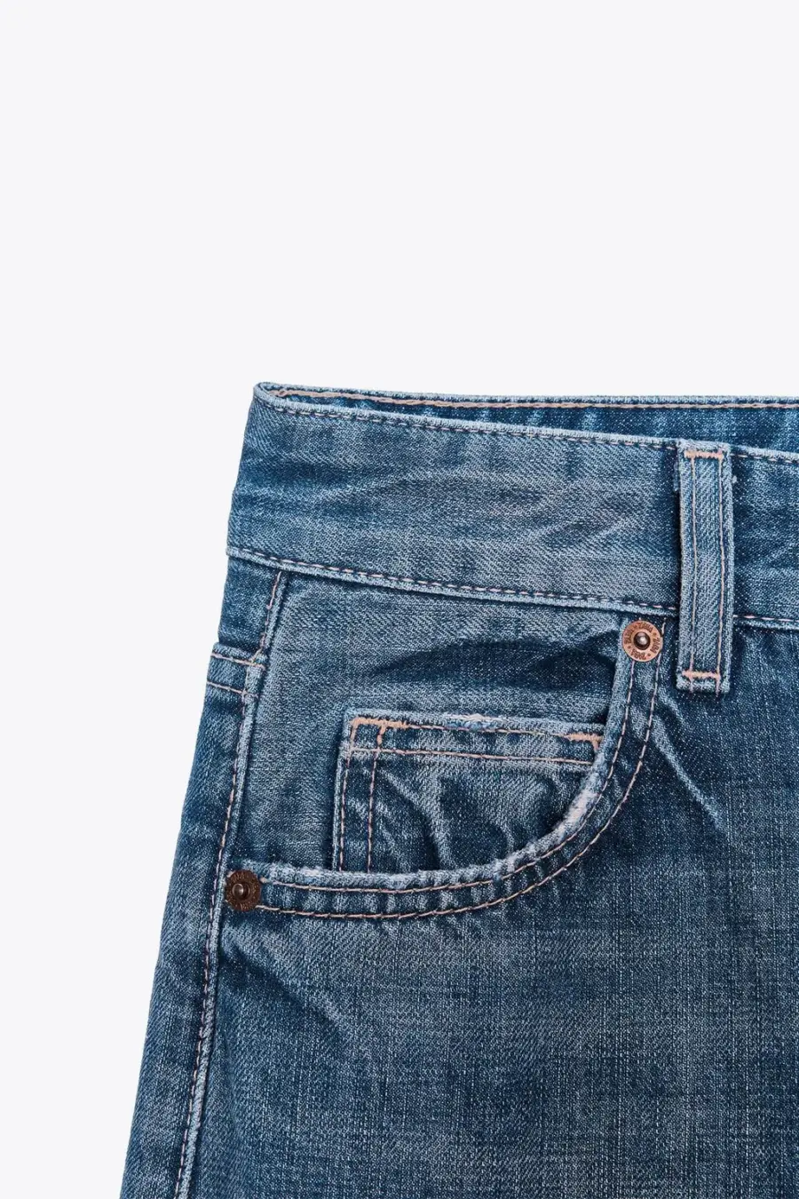 TRF WIDE-LEG HIGH-WAIST FULL-LENGTH JEANS