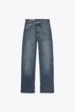 TRF HIGH-WAIST CROPPED FLARE JEANS