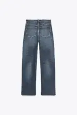 TRF HIGH-WAIST CROPPED FLARE JEANS
