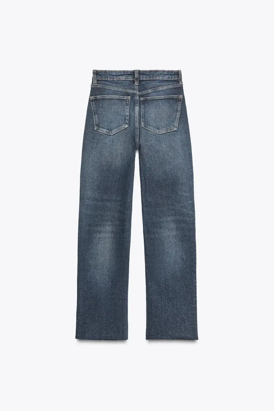 TRF HIGH-WAIST CROPPED FLARE JEANS