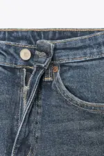 TRF HIGH-WAIST CROPPED FLARE JEANS