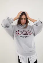 Embroidered hoodie