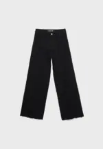 D63 Wide-leg jeans with seams