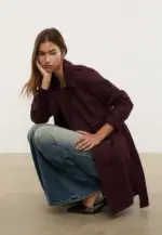 Basic regular fit trench coat with belt