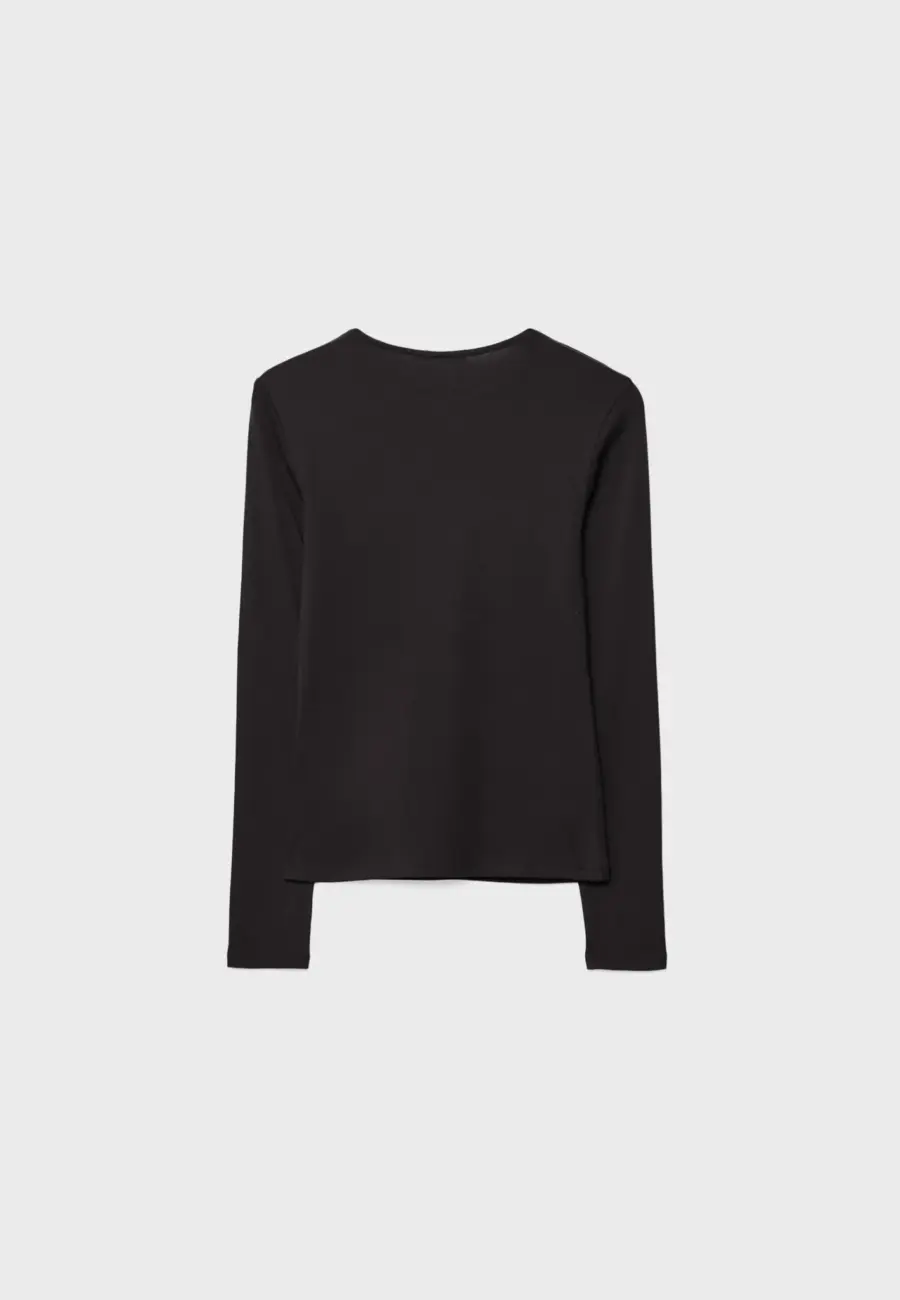 Long sleeve basic T-shirt