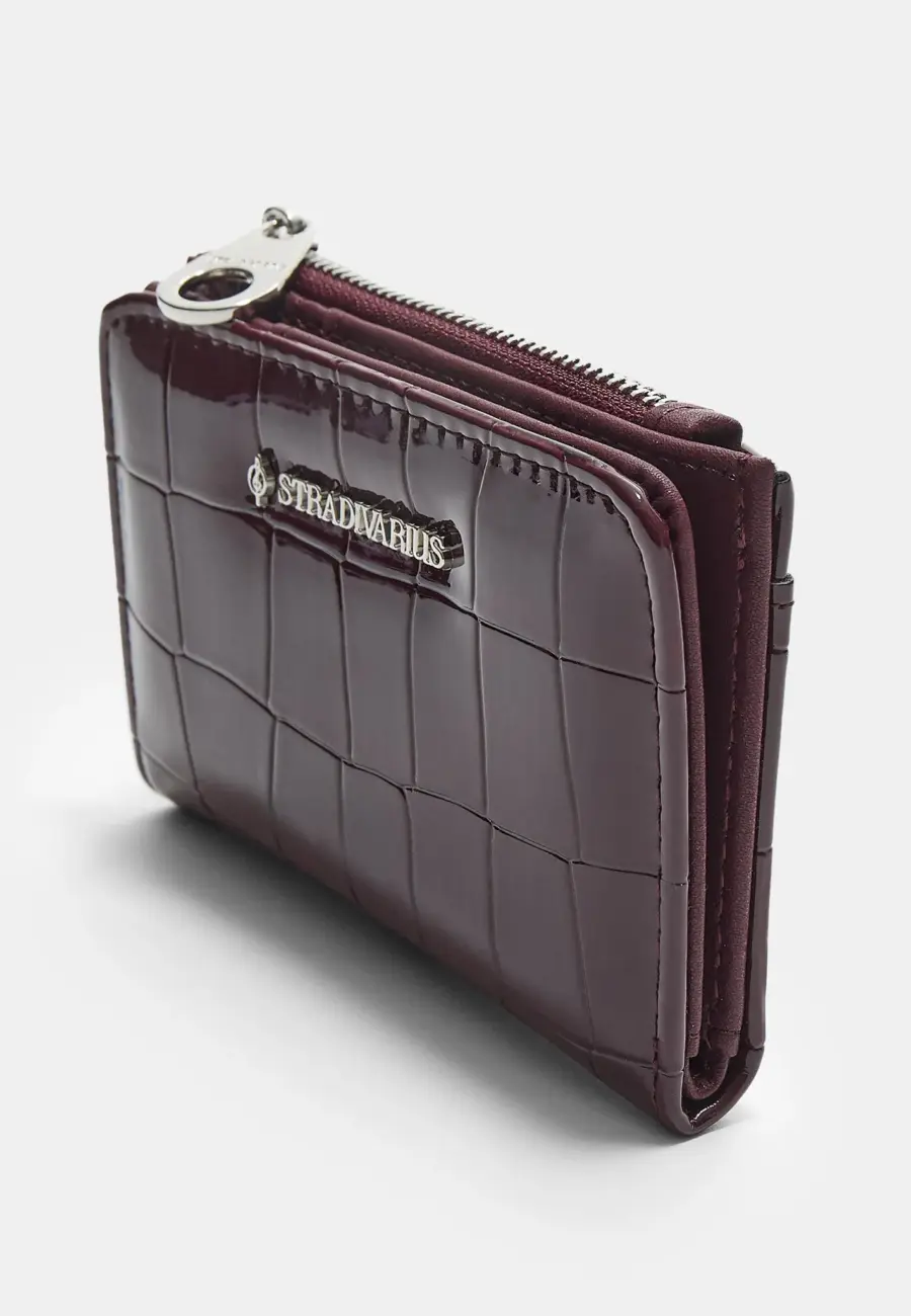 Mock croc purse wallet