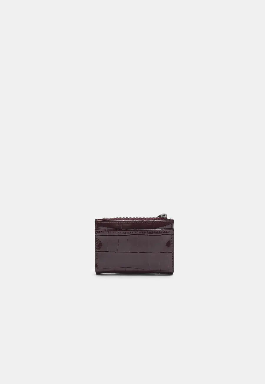 Mock croc purse wallet