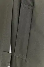 DOUBLE-BREASTED WATER REPELLENT WINDPROOF TRENCH COAT