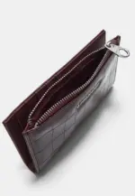 Basic mock croc wallet