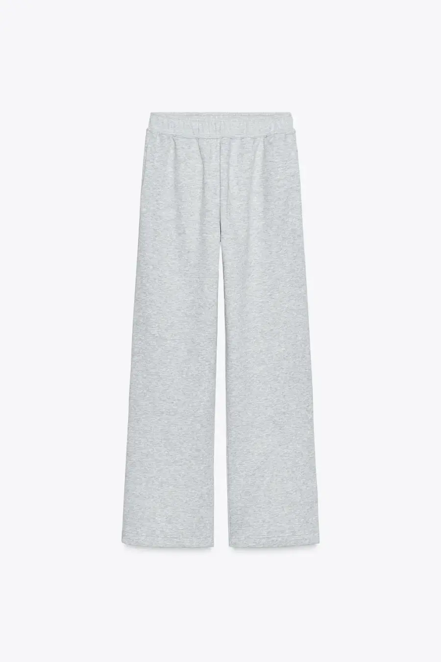 WIDE-LEG PLUSH TROUSERS