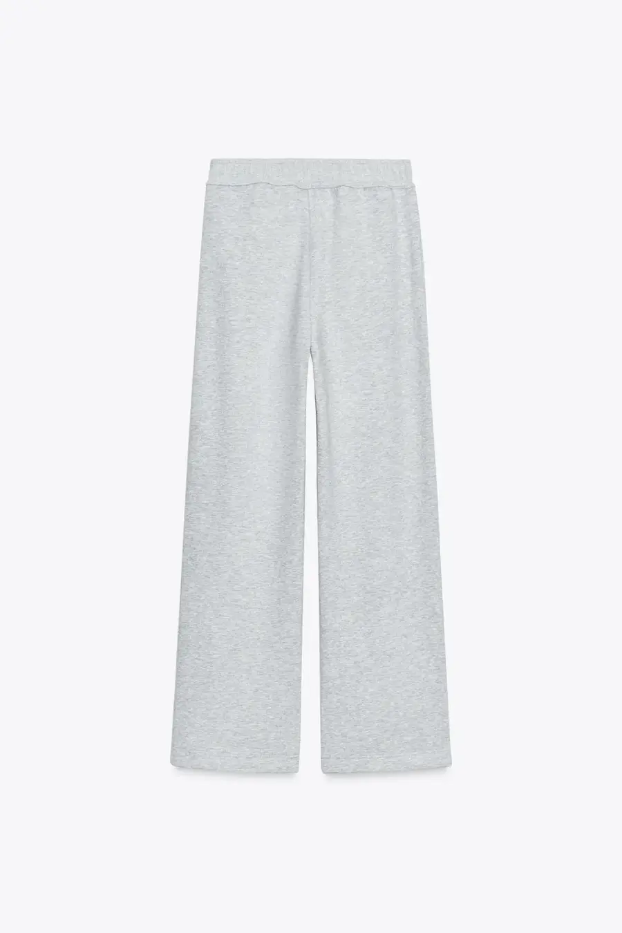 WIDE-LEG PLUSH TROUSERS