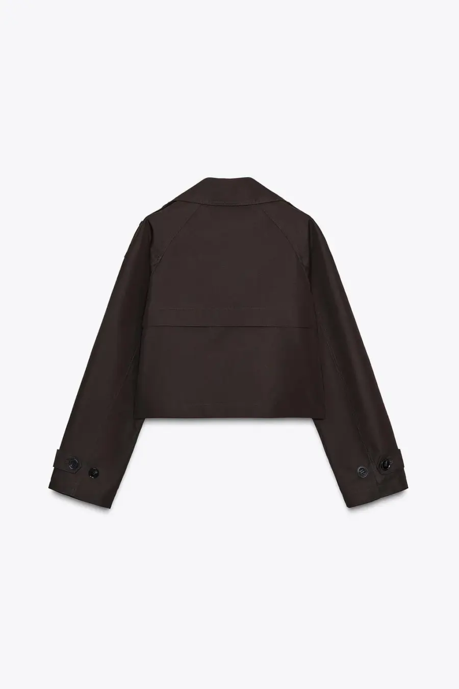 DOUBLE-BREASTED SHORT TRENCH COATDOUBLE-BREASTED SHORT TRENCH COAT