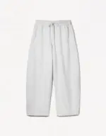 Soft fabric barrel pants
