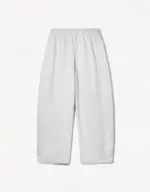 Soft fabric barrel pants