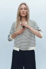 STRIPED CARDIGAN