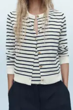 STRIPED CARDIGAN