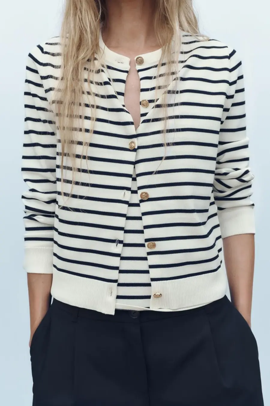 STRIPED CARDIGAN