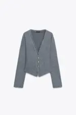 SOFT BUTTON CARDIGAN