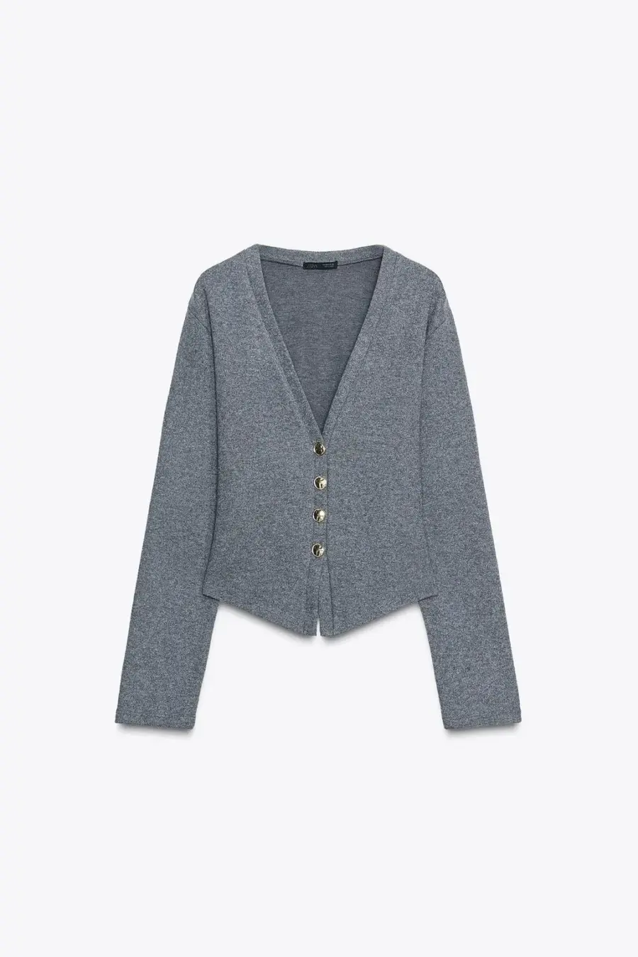 SOFT BUTTON CARDIGAN