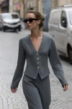 SOFT BUTTON CARDIGAN