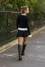 CONTRAST KNIT CARDIGAN