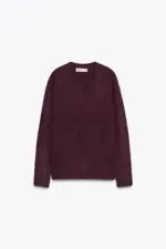 V-NECK KNIT SWEATER