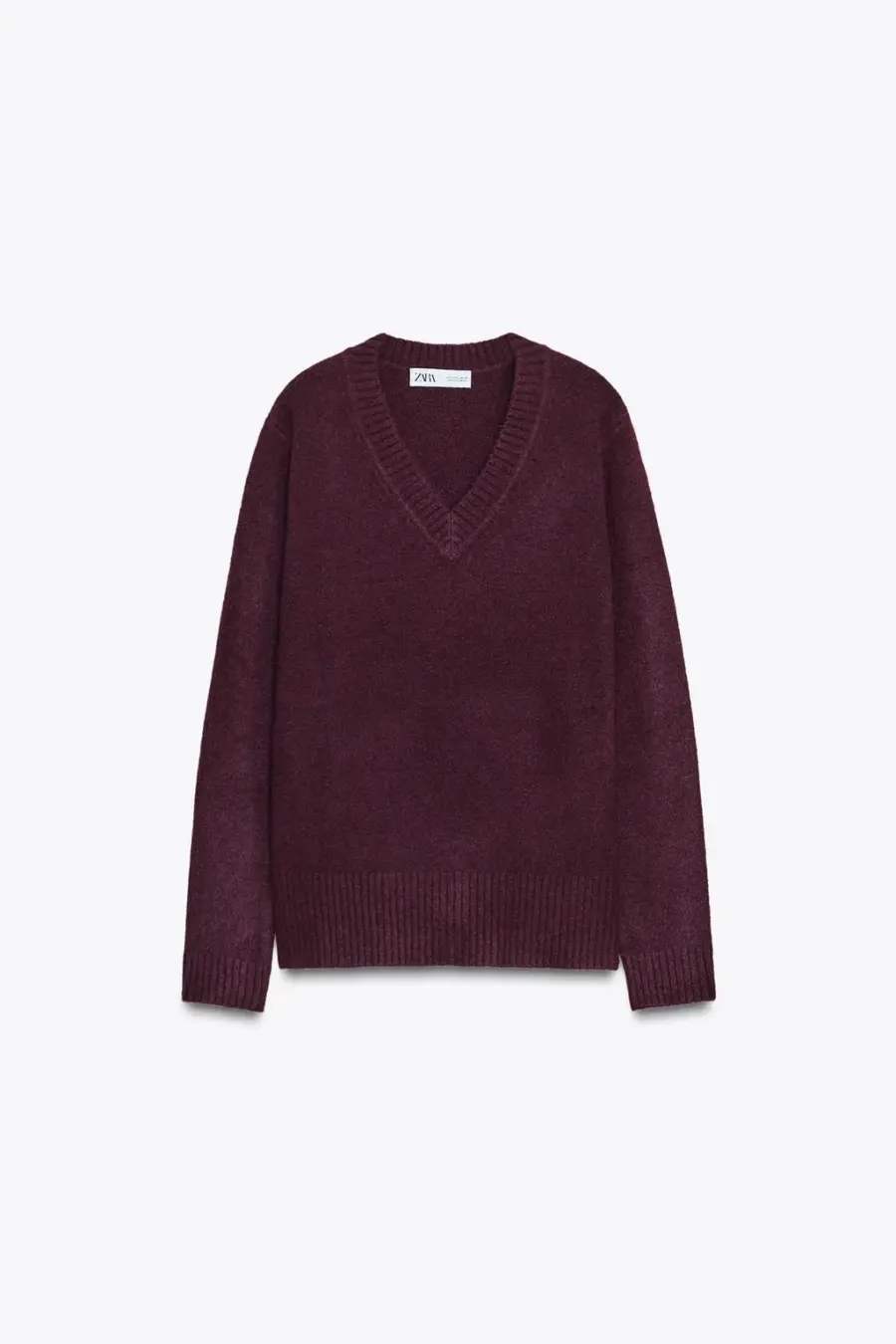 V-NECK KNIT SWEATER