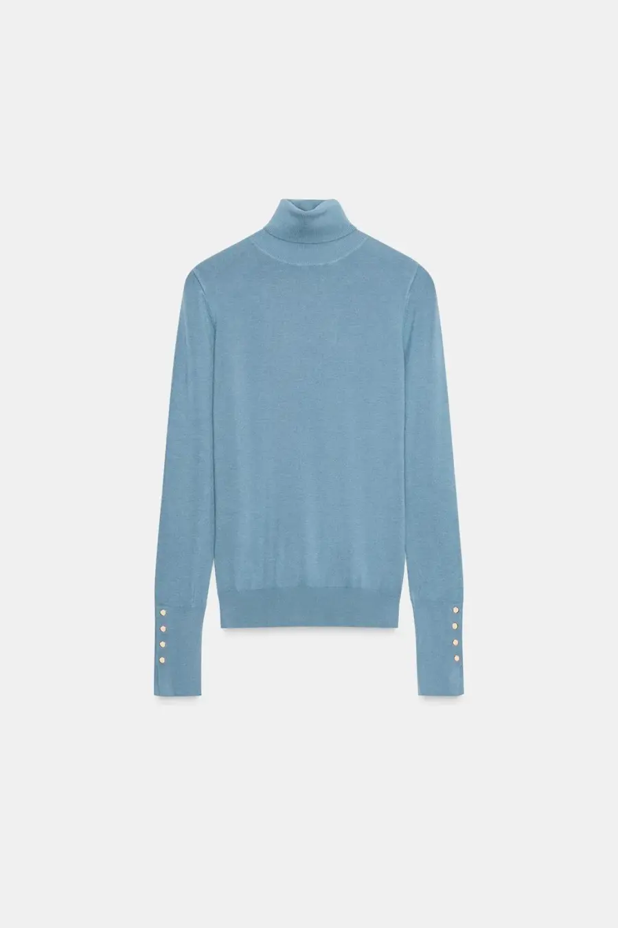 BASIC HIGH NECK KNIT SWEATER